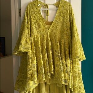 Free People Lace Babydoll Dress